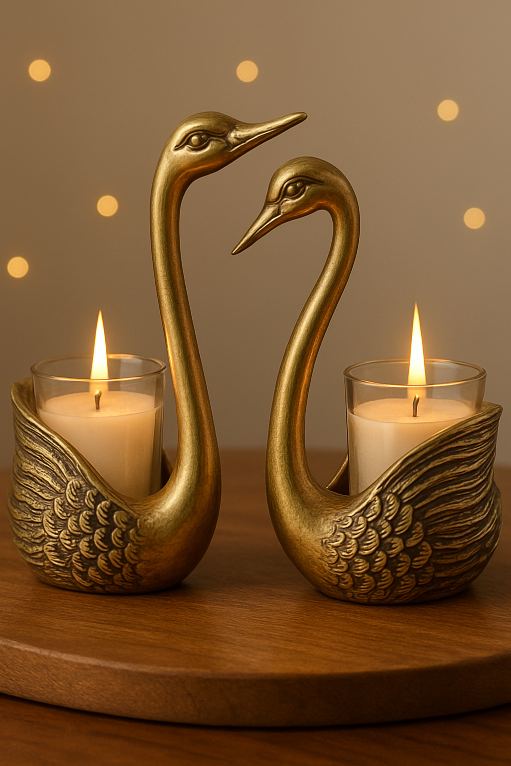 SwanDuo Candle Holder